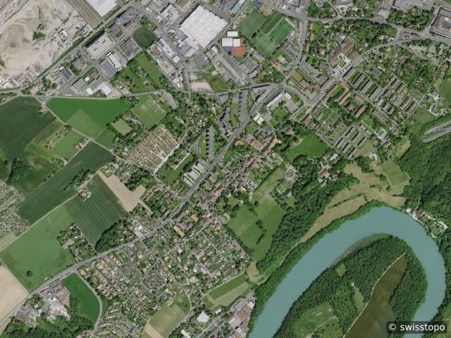 Luftbild Satigny