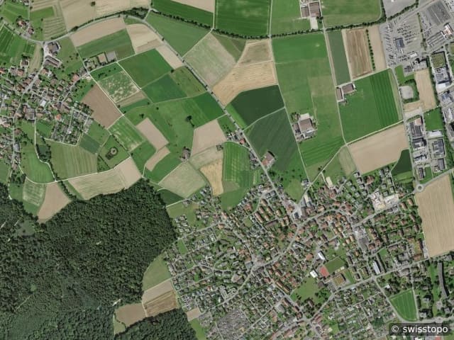 Luftbild Lupfig