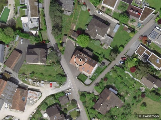 Luftbild Fluhstrasse 1, Röschenz