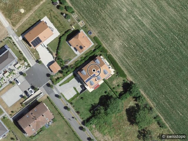 Luftbild Chemin du Bon 22, Reverolle