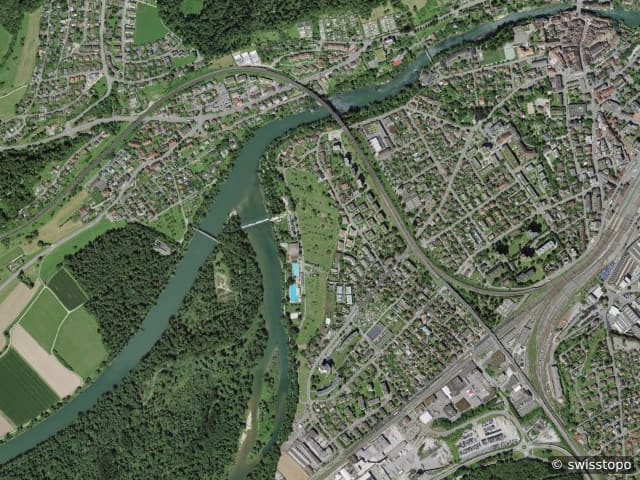 Luftbild Brugg