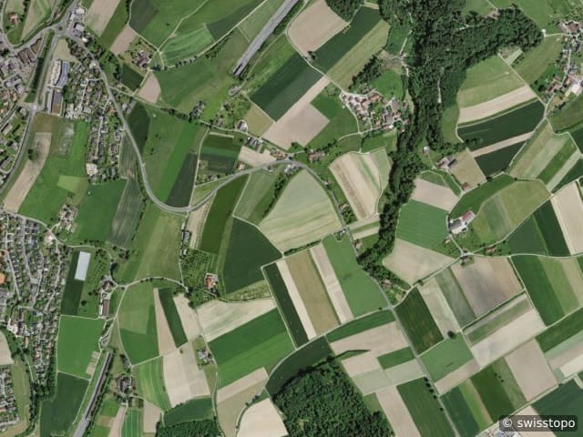 Luftbild Murten