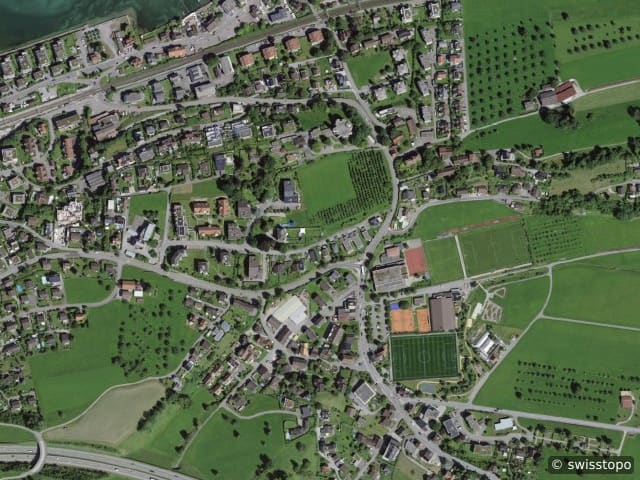 Luftbild der Lage – 9422 Staad