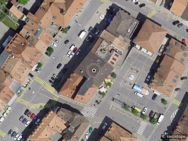Luftbild Place Saint-Jacques 59, Romont
