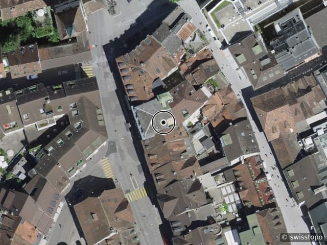 Luftbild Vordere Vorstadt 5, Aarau