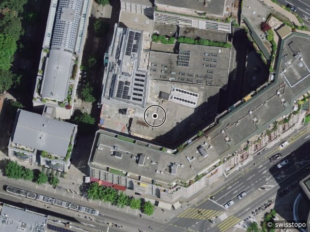 Luftbild Rue des Marronniers 9, Genève