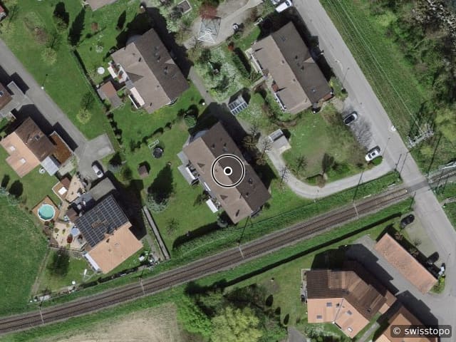 Luftbild Mühlaudamm 14, Aarberg