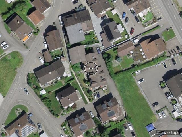 Luftbild der Lage – Südstrasse 24, 5623 Boswil
