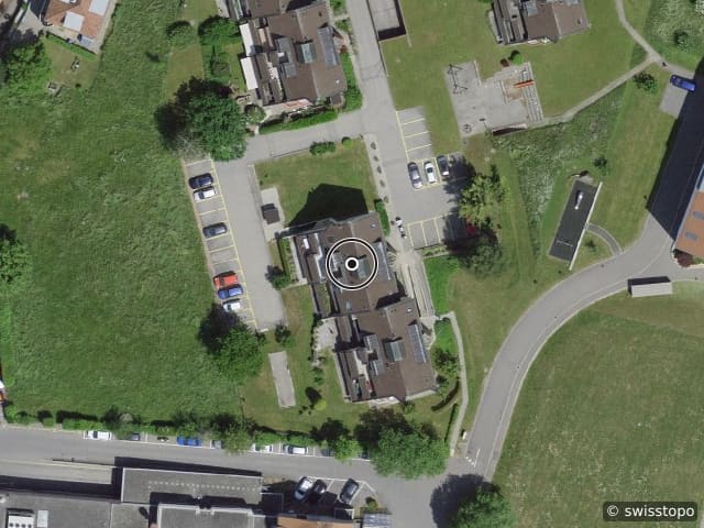 Luftbild Avenue Gérard Clerc 9, Romont
