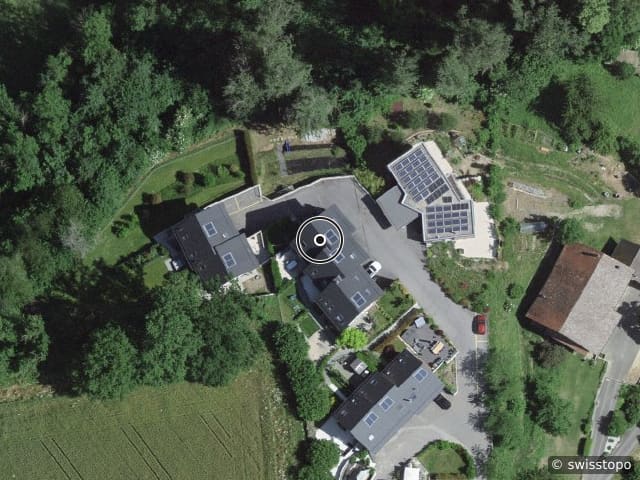 Luftbild chemin de la Forêt 21, Moudon