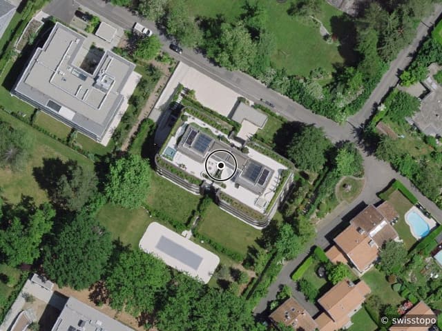 Luftbild Avenue Marc-Doret 10, Chêne-Bougeries