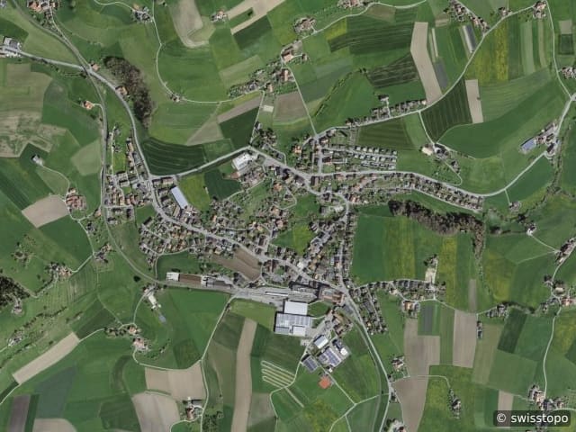 Luftbild Biglen