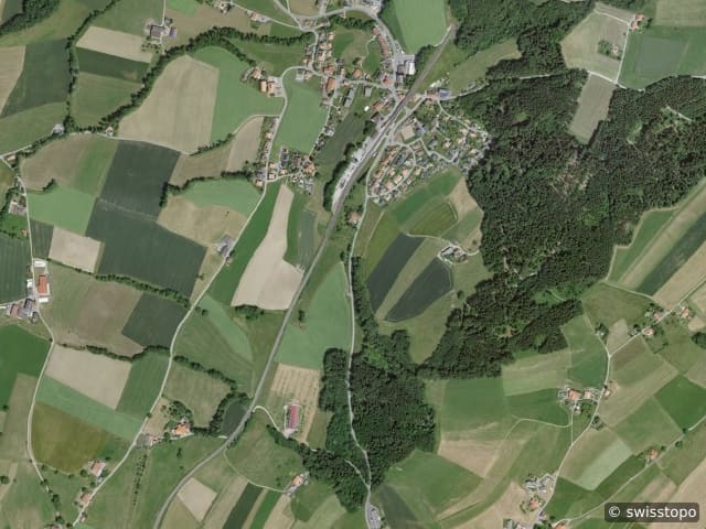 Luftbild Vauderens