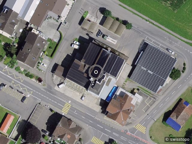 Vista aerea della posizione – Kantonsstrasse 14, 6207 Nottwil