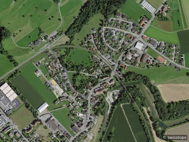 Luftbild der Lage – 8589 Sitterdorf