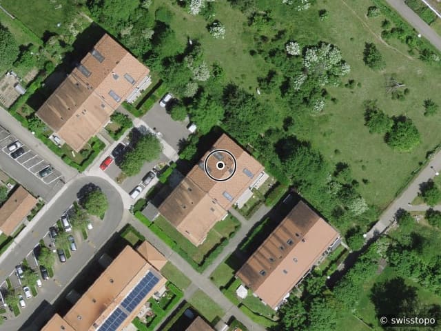Luftbild Rue des Etourneaux 18, Satigny