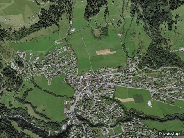 Luftbild Flims Dorf