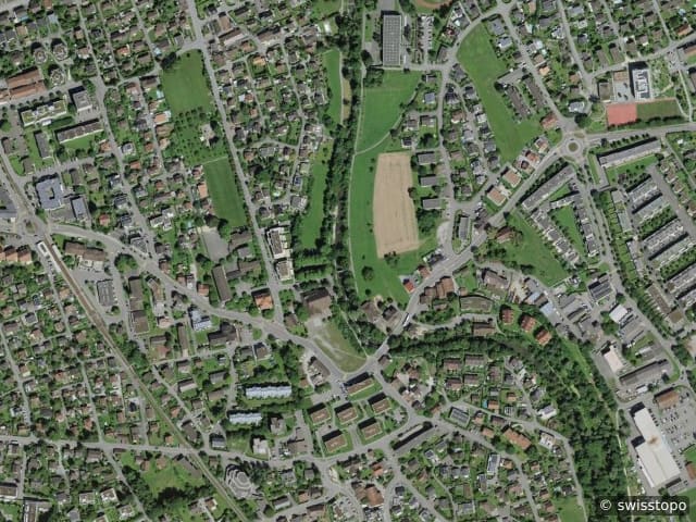Luftbild: das Gebiet