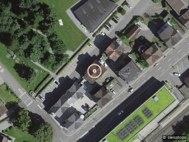 Luftbild alte Niederbürerstrasse 9, Bischofszell