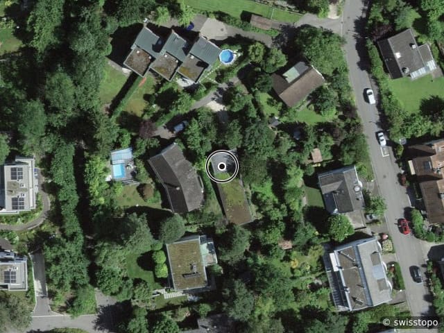 Luftbild Mooshaldenweg 5, Ruhig