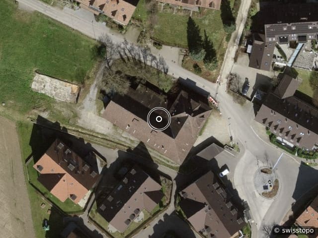 Luftbild der Lage – Rütnerstrasse 5, 8302 Kloten