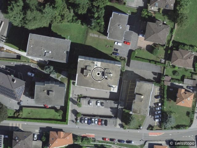 Luftbild Via Caratti 2, Bellinzona