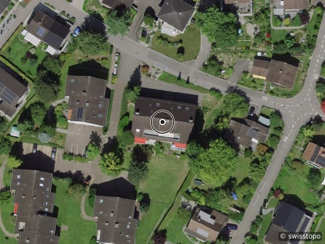 Vista aerea della posizione – Austrasse 20, 8570 Weinfelden