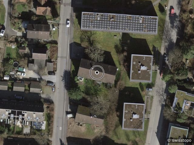 Luftbild der Lage – Lettenstrasse 33, 8408 Winterthur-Wülflingen