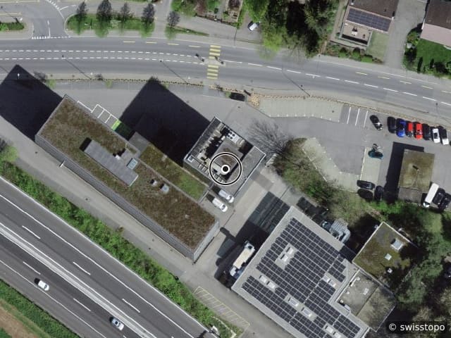 Luftbild Worbstrasse 142, Gümligen