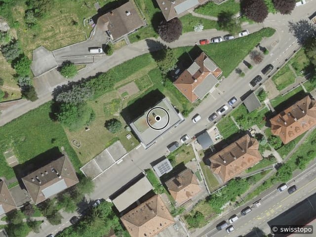 Luftbild Route du Raya 13, Le Locle