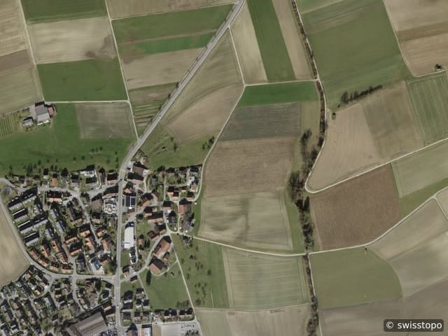 Luftbild: das Gebiet