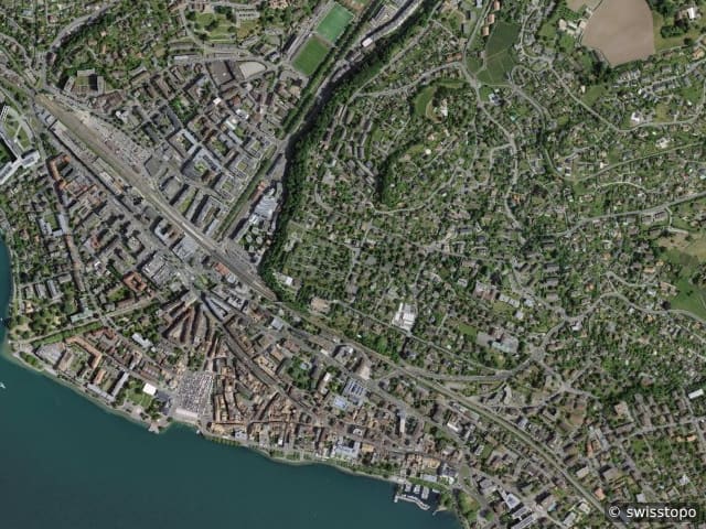 Luftbild Vevey