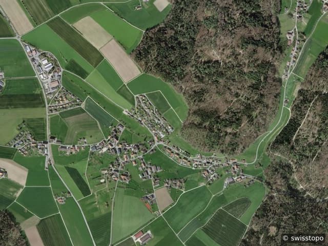 Luftbild Hindelbank