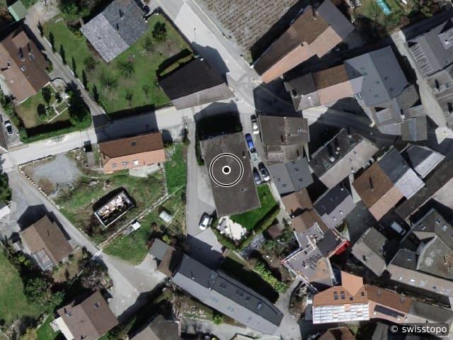 Vista aerea della posizione – Rue de la Portettaz 13, 1955 Saint-Pierre-de-Clages
