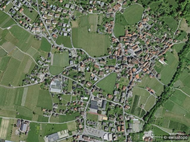 Luftbild Malans