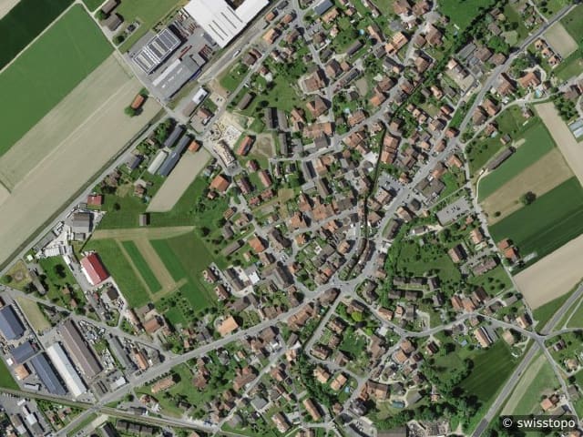 Luftbild Z.I. Grands-Longs-Champs 4, Corcelles-près-Payerne