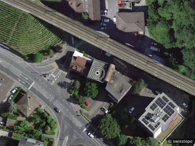 Luftbild der Lage – Avenue de Lavaux 101, 1009 Lausanne