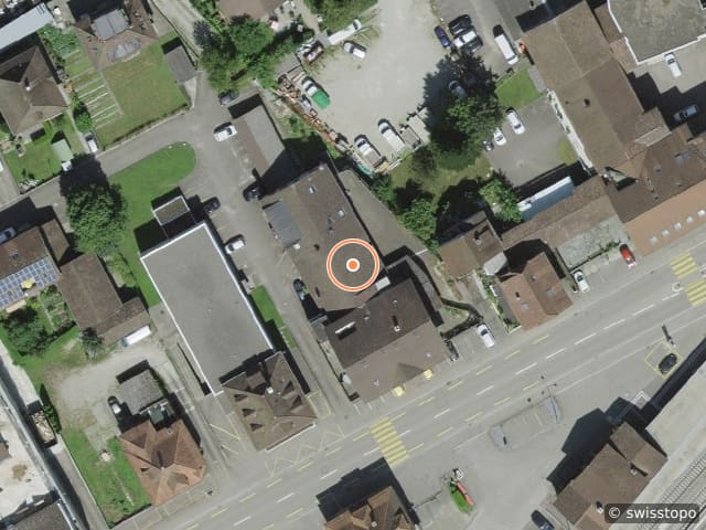 Luftbild der Lage – Hauptstrasse 82, 4853 Murgenthal
