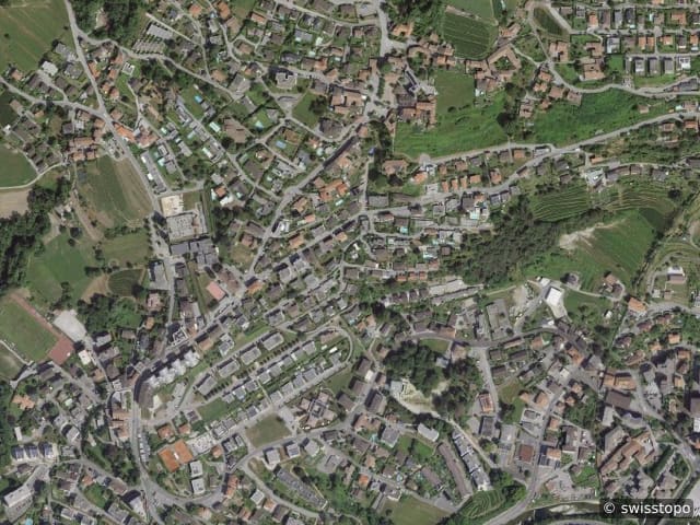 Luftbild der Lage – 6833 Vacallo