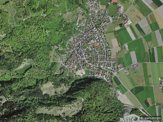 Luftbild: das Gebiet