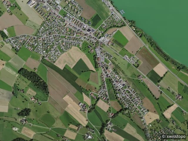Luftbild: das Gebiet