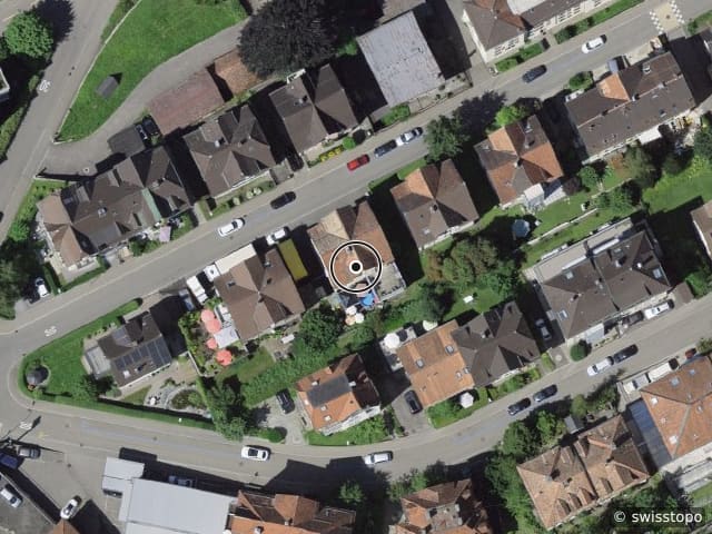 Luftbild Treuackerstrasse 37, St.Gallen
