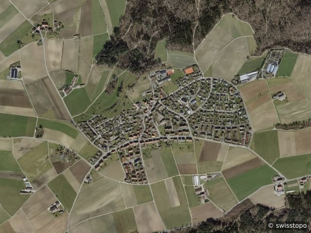 Luftbild Brütten