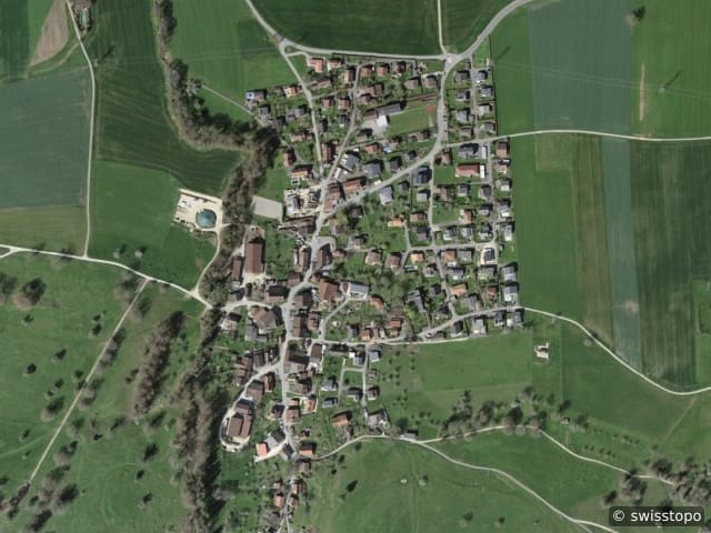 Luftbild Rossemaison