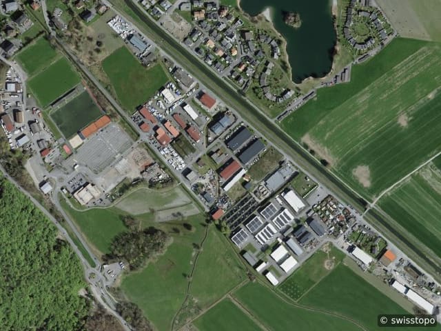 Luftbild der Lage – 1897 Les Evouettes