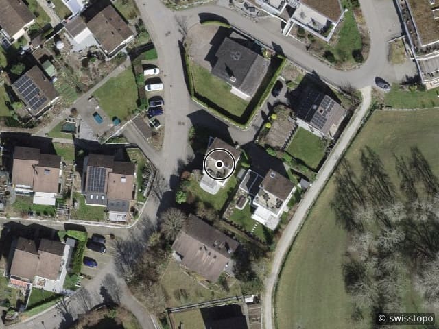 Luftbild Diensbach 40, Hinwil ZH