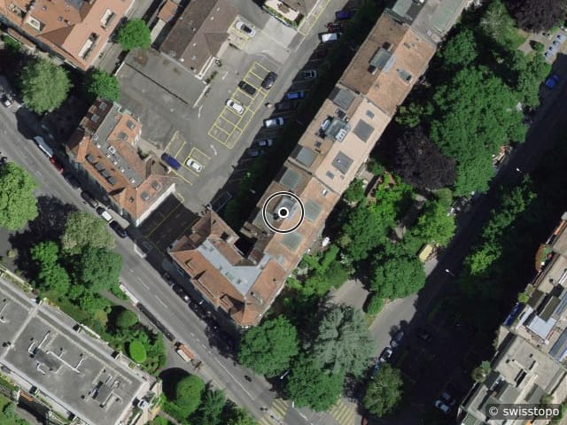 Luftbild Avenue de Miremont 35A, Genève