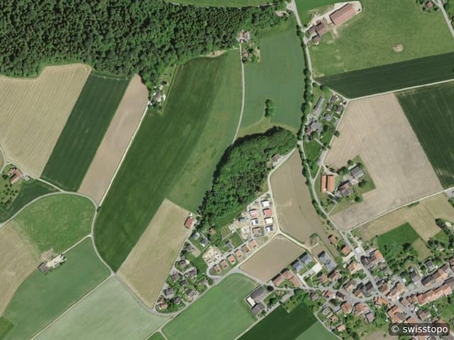 Luftbild der Lage – 2523 Lignières
