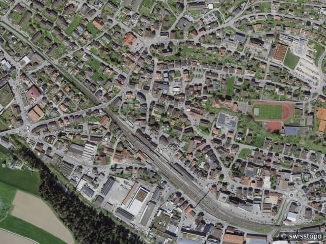 Luftbild Langnau im Emmental