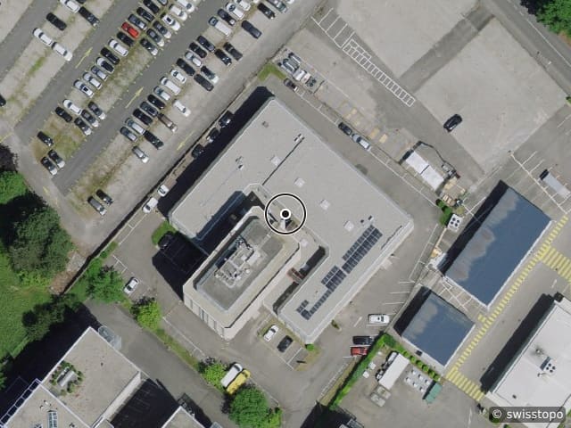 Luftbild Chemin du Grand-Puits 38, Meyrin